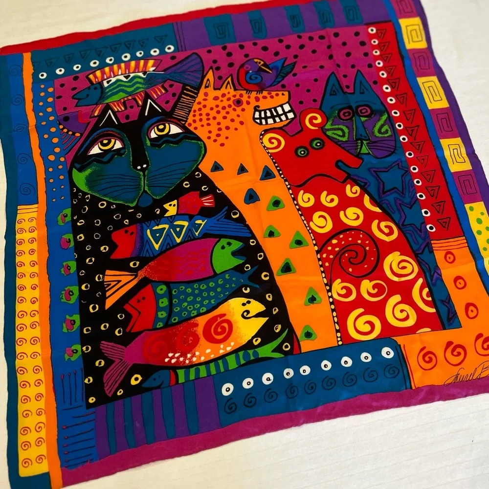 Vintage CAT Scarf